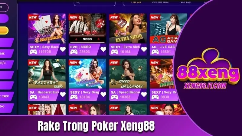 Rake trong Poker