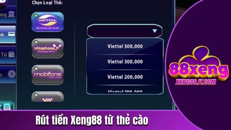 Sử dụng thẻ cào để rút tiền nhanh chóng từ cổng game